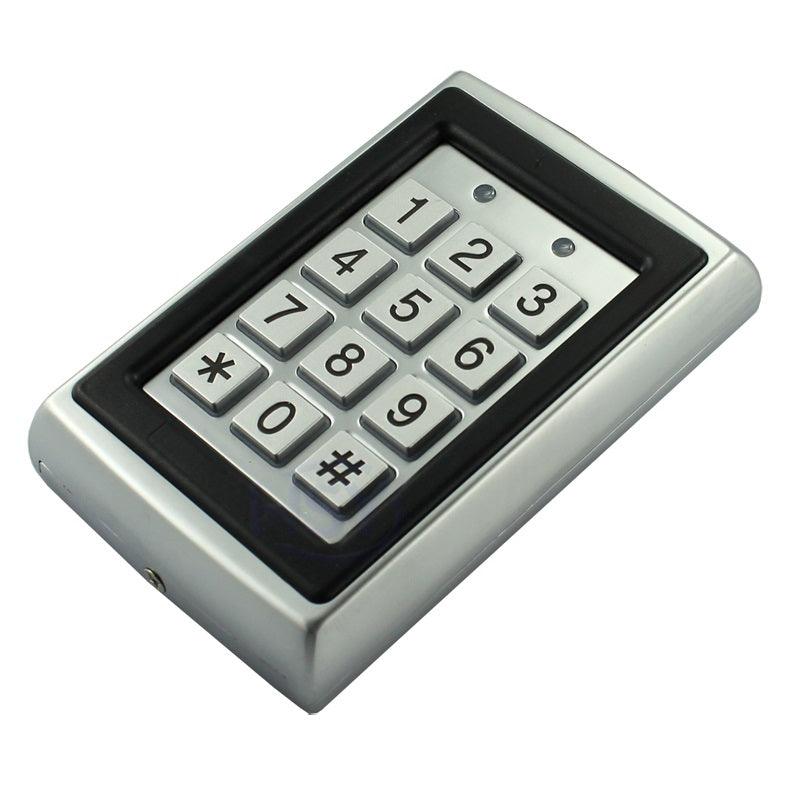 125Khz EM ID Metal Case Gate Opener Door Lock RFID Reader Access Control Keypad with Back Light - MRSLM