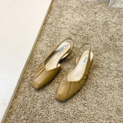 High heel crinkled sandals, view 3 - MRSLM