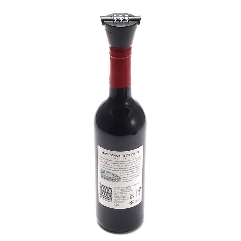 SP004 Wine Stopper with Password Combination Lock Creative Wine Bottle Stopper Lock - MRSLM