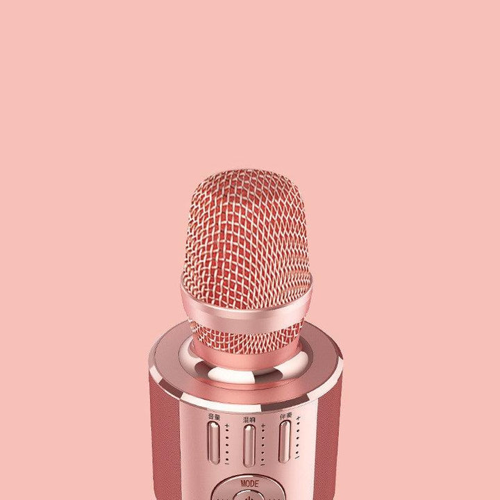 H35 bluetooth Microphone Karaoke Multiple Modes Long Battery Life Ergonomics Design Beautiful Sound Widely Compatible Microphone - MRSLM