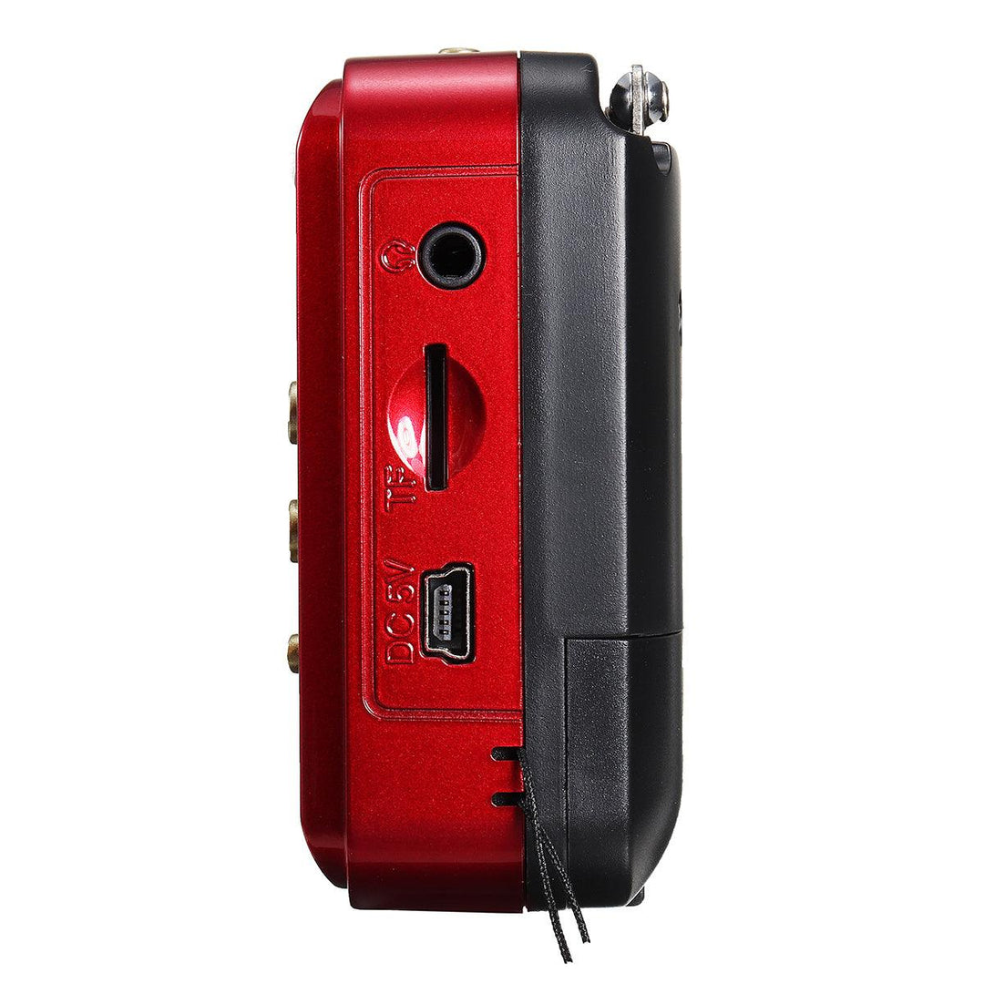 DC 5V 3W Mini Portable Pocket LCD Digital FM Radio Speaker USB TF AUX MP3 Player - MRSLM