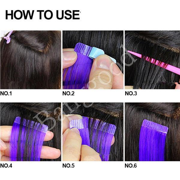 60pcs Double Sided Adhesive Super Tape for Skin Weft & Hair Extensions - MRSLM