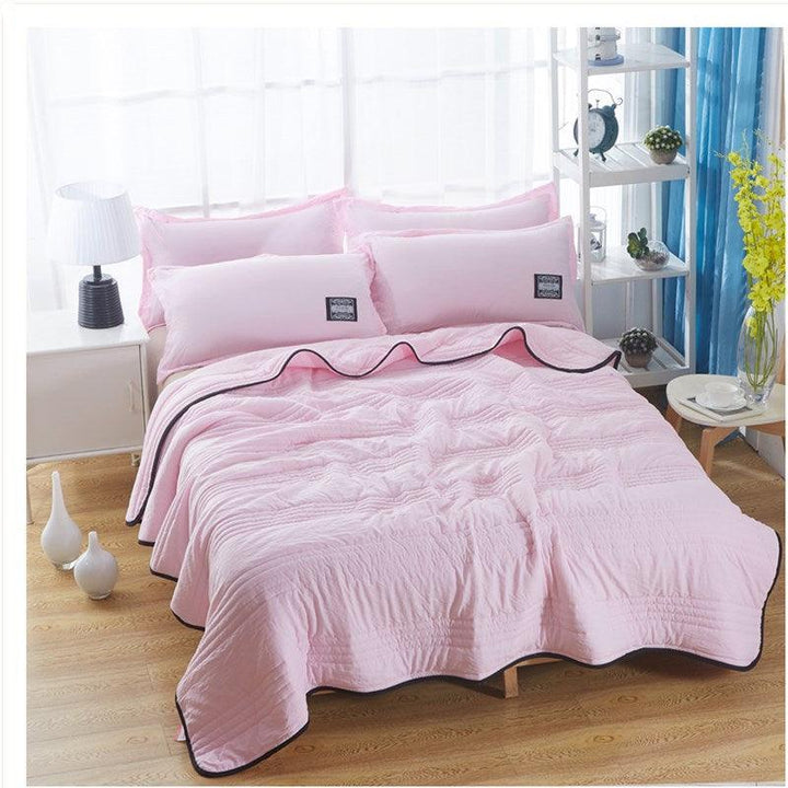 Cooling Blankets Pure Color Summer Quilt Plain Summer Cool Quilt Compressible Air-conditioning Quilt Quilt Blanket - MRSLM