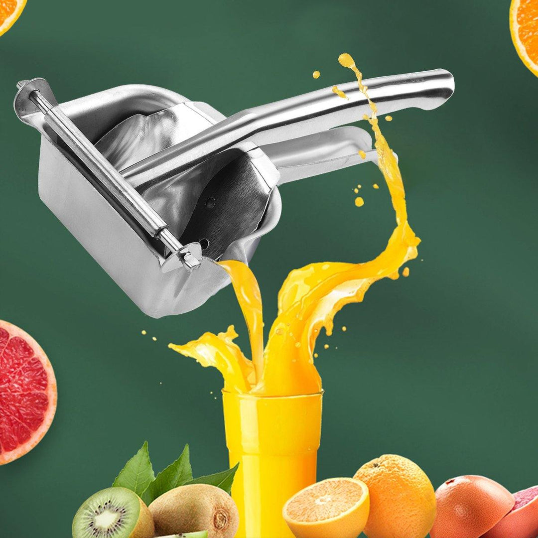 Manual Fruit Juicer Stainless Steel Crusher Squeezer Hand Press Lemon Orange - MRSLM