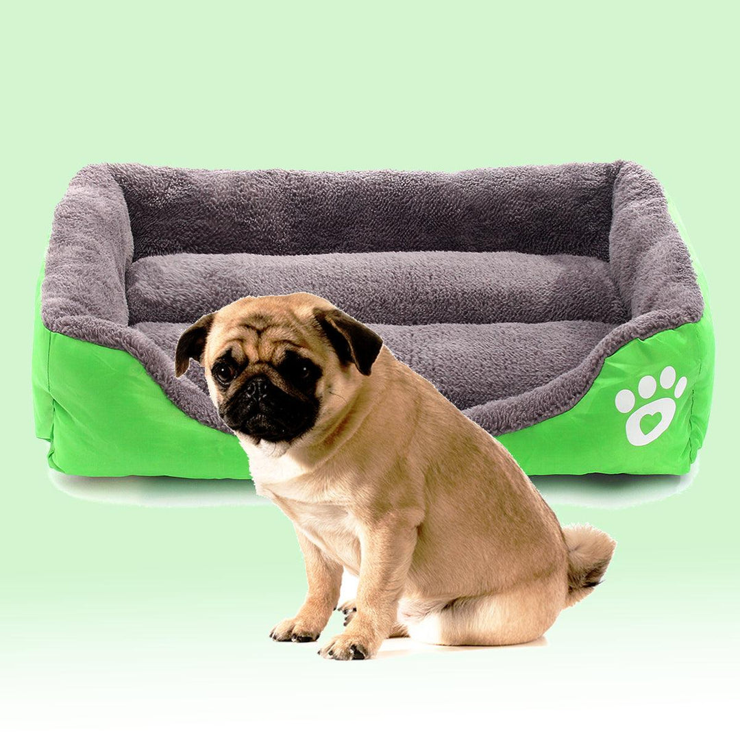 110x85x19cm Soft Dog Cat Bed Puppy Cushion House Pet Warm Kennel Mat Blanket - MRSLM