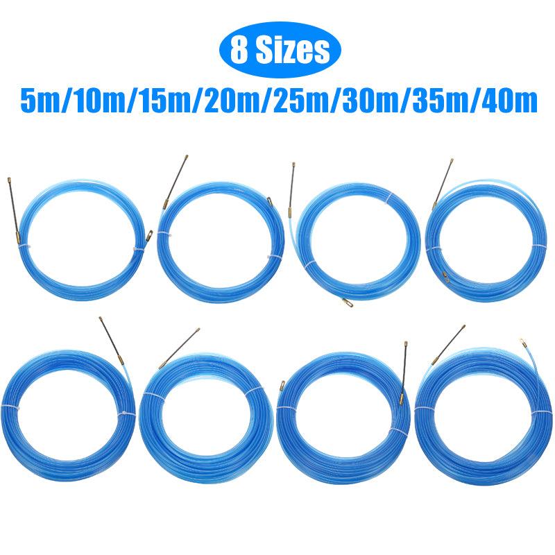 4mm Durable Cable Puller Fiberglass Wire Cable Puller Electrical Tool Fish Tape 5m to 40m Length - MRSLM