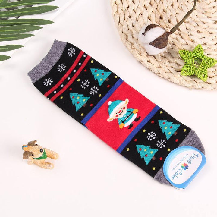 New Year's Socks for Autumn and Winter Christmas Women Socks - MRSLM