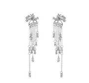 Shining Star Tassel Earrings Back Hanging Exquisite Earrings - MRSLM