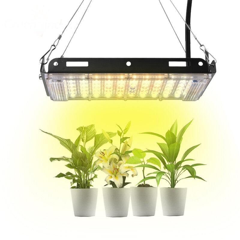 800W Full Spectrum LED Plants Growing Light 3500K/5500K Color Temperature 50 LED Light Beads IP66 Waterproof for Greenhouse Indoor Bonsai Planting - MRSLM