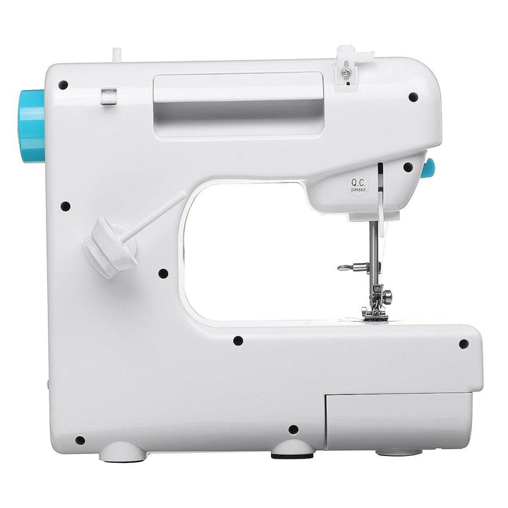 19 Stitches 110-240V Electric Sewing Machine Portable Desktop Household LED Tailor Pedal - MRSLM
