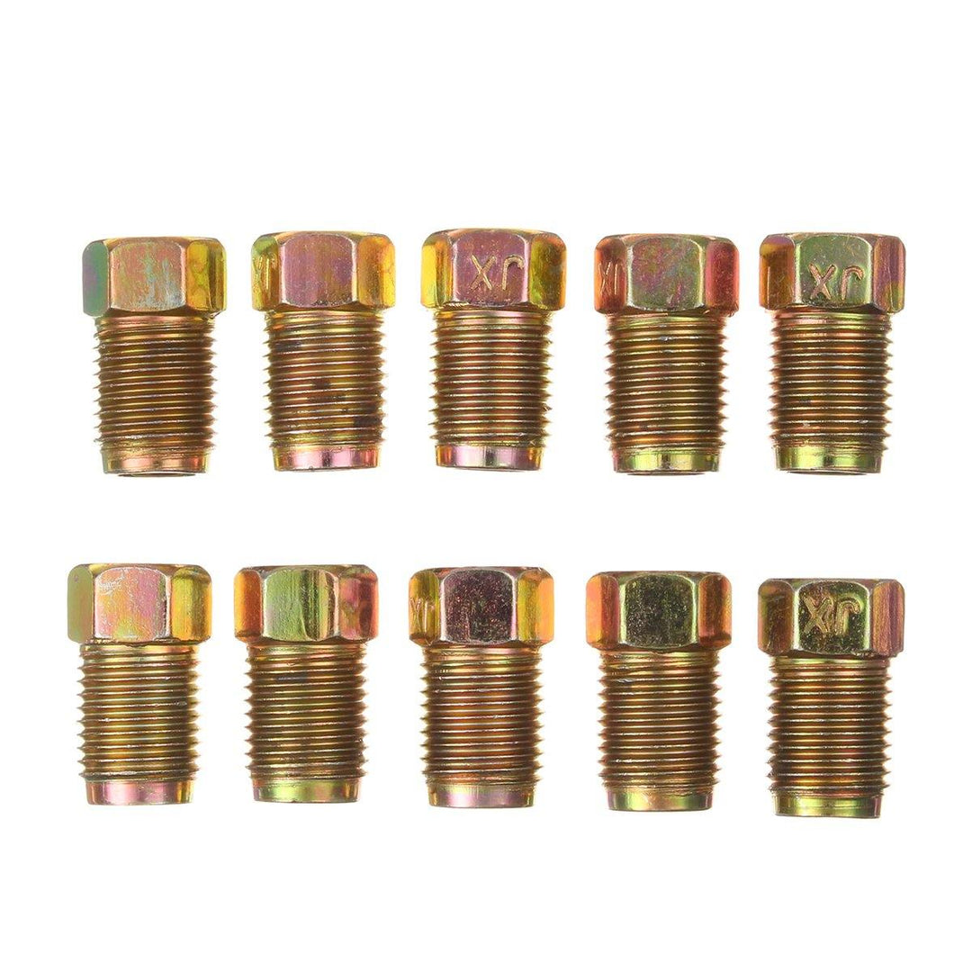 25ft Copper Brake Line Pipe Hose Kit 10 Male & 10 Female Nuts Joiner Joint 3/16 Union - MRSLM