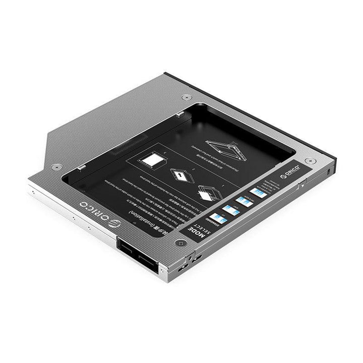 ORICO M95SS Laptop Hard Drive Caddy Optical Drive Bay for 9.5mm Notebook Support 2.5-inch SATA Hard Drive 9mm HDD SSD - MRSLM