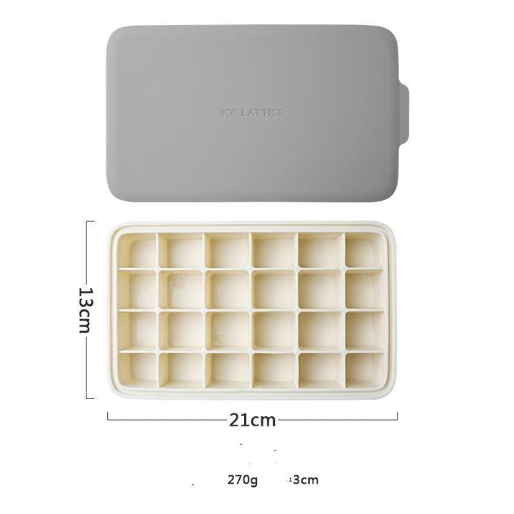 Silicone 12 Cavity Hexagon 3D Ice Mold DIY Popsicle Mould Ice Cream Makers Storage Box - MRSLM