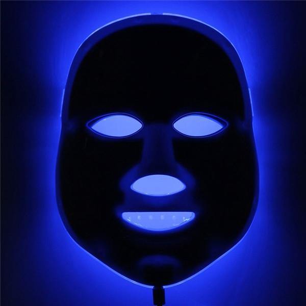 Photon LED Skin Rejuvenation Therapy Face Facial Mask 3 Colors Light Wrinkle Removal Anti Aging - MRSLM