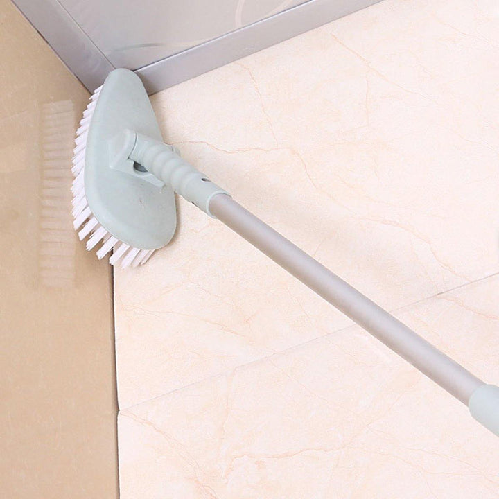 180 ° Rotation Adjustable Bathroom Wall Floors Cleaning Scrub Bathtub Tile Long Handle Brush - MRSLM