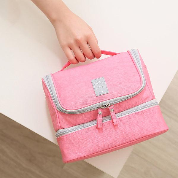 P.travel Waterproof Nylon Multifunctional Wash Bag Travel Hang Cosmetic Storage Bags - MRSLM