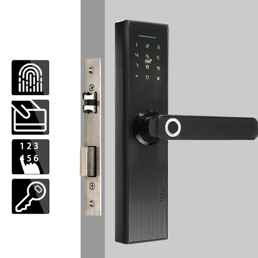 Electronic Smart Door Lock Biometric Fingerprint Digital Code Smart Card Key - MRSLM