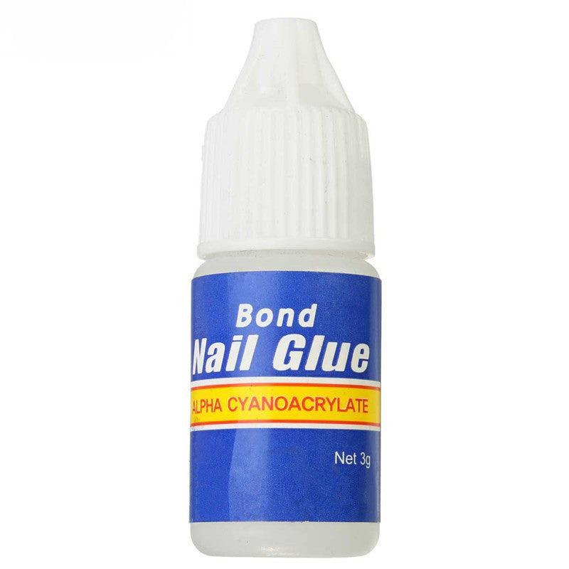 Acrylic Nail Art Glue Rhinestones False Manicure Tips Stickers Decoration Gel 3g - MRSLM