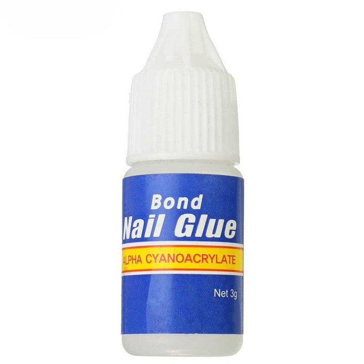 Acrylic Nail Art Glue Rhinestones False Manicure Tips Stickers Decoration Gel 3g - MRSLM
