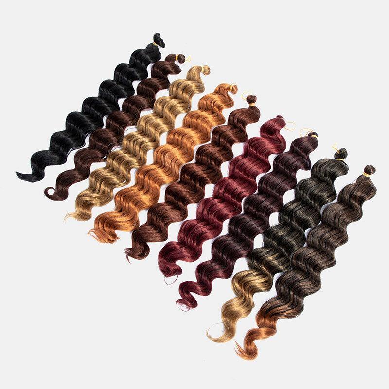 9 Colors Crochet Box Braids Hair Bundles Chemical Fiber Little Braid Ponytail Hair Ring - MRSLM