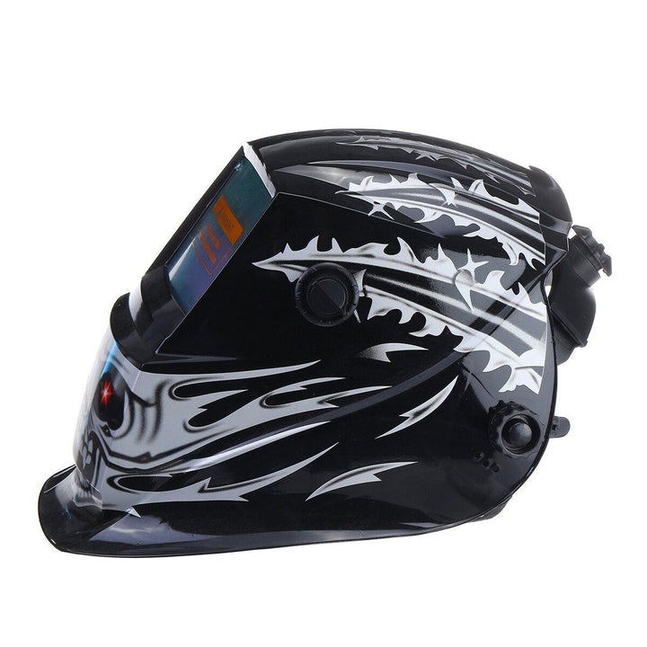 Solar Powered Auto Darkening Welding Helmet Arc Tig Mig Grinding Welder Mask - MRSLM