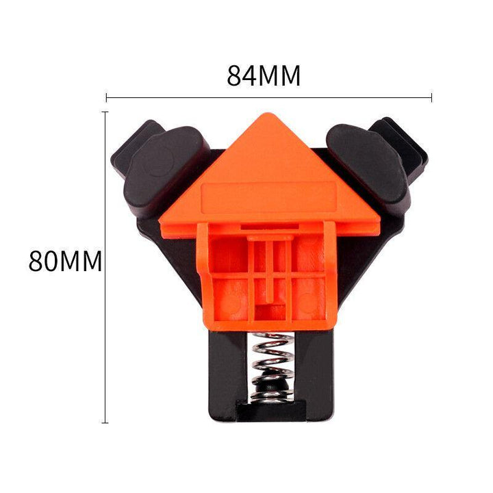 4PCS 90 Degree Right Angle Clamp Fixing Clips Picture Frame Corner Clamp Woodworking Hand Tool - MRSLM