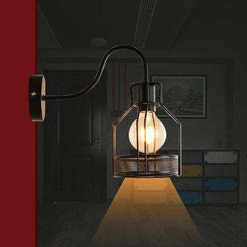 E27 Retro Wall Lamp Vintage Bedroom Bar Sconce Light Indoor Fixture Home Decoration AC110-240V - MRSLM
