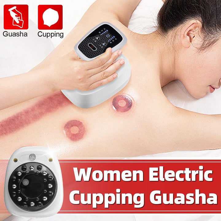 Electric Back Scrapping Massager USB Electric Gua Sha Scraping Massage Acupoint Detoxification Cupping Relieves Muscle - MRSLM