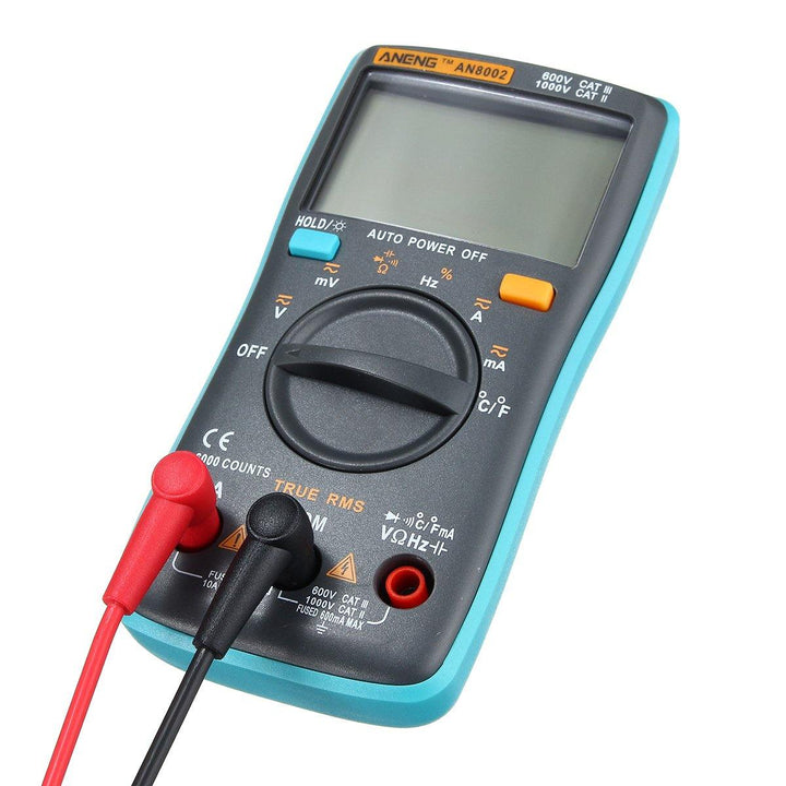 ANENG AN8002 Digital True RMS 6000 Counts Multimeter AC/DC Current Voltage Frequency Resistance Temperature Tester ℃/℉ - MRSLM
