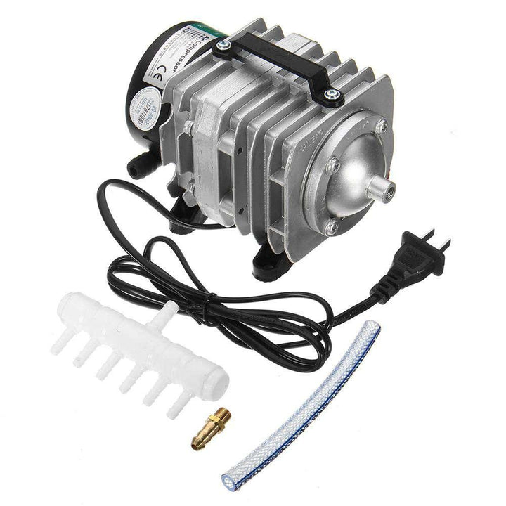 45W 220V 70L/Min Portable Electromagnetic Air Compressor Air Pump For Aquarium Hydroponic Systems - MRSLM