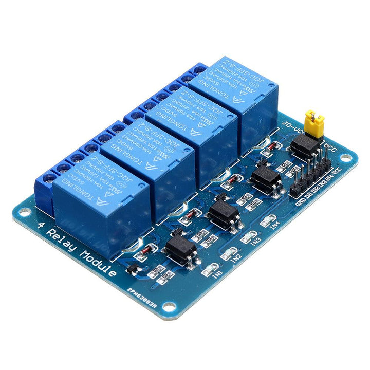 Geekcreit® 5V 4 Channel Relay Module For PIC ARM DSP AVR MSP430 Geekcreit for Arduino - products that work with official Arduino boards - MRSLM