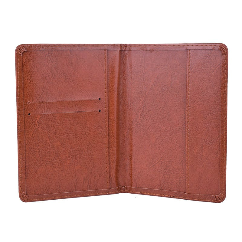 Faux Leather Passport Cover for Men