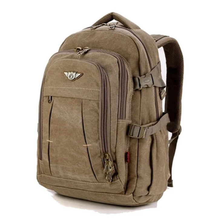 Men's Military Style Canvas Backpack