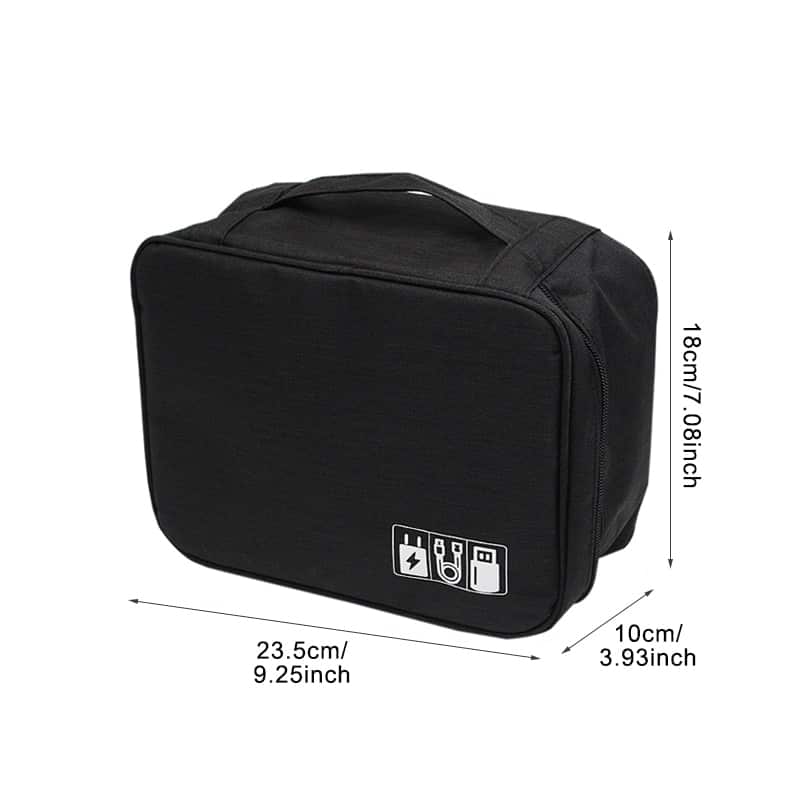 travel cable organizer bag, view 25 - MRSLM