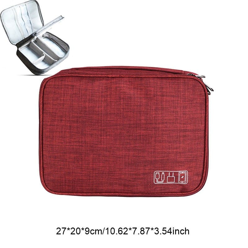 travel cable organizer bag, view 6 - MRSLM