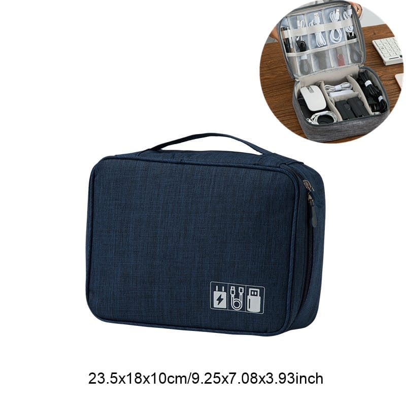 travel cable organizer bag, view 8 - MRSLM