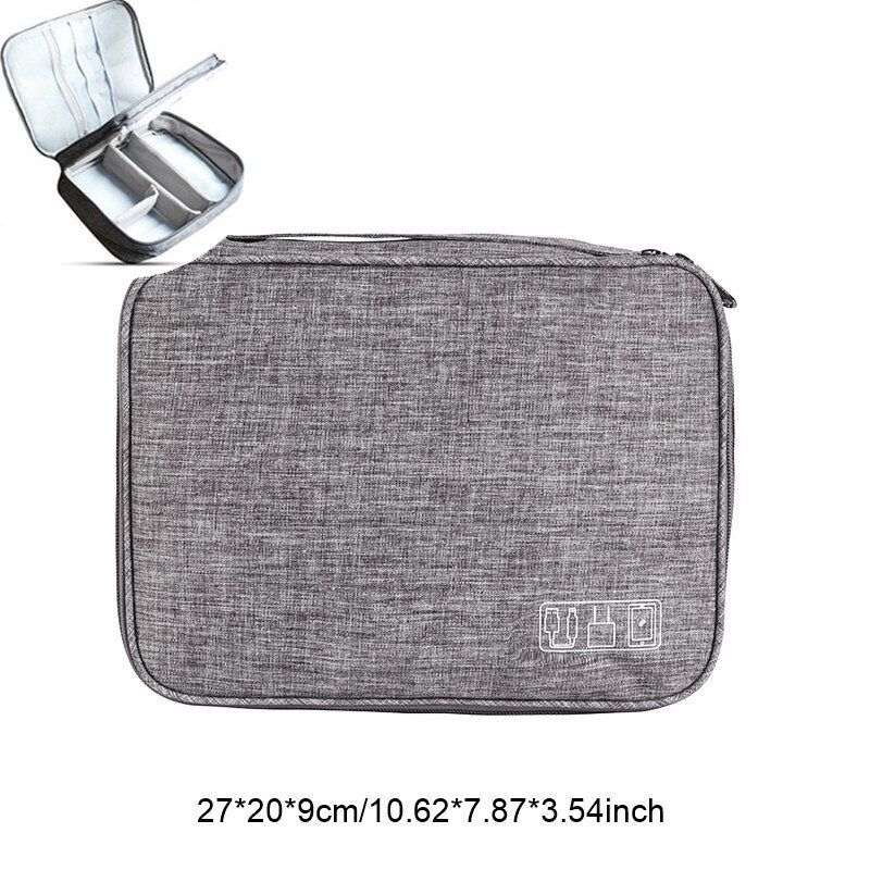 travel cable organizer bag, view 9 - MRSLM