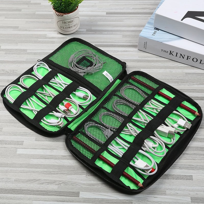 slim nylon travel organizer bag, view 20 - MRSLM