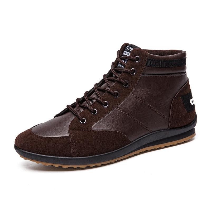 British faux leather boots, view 4 - MRSLM