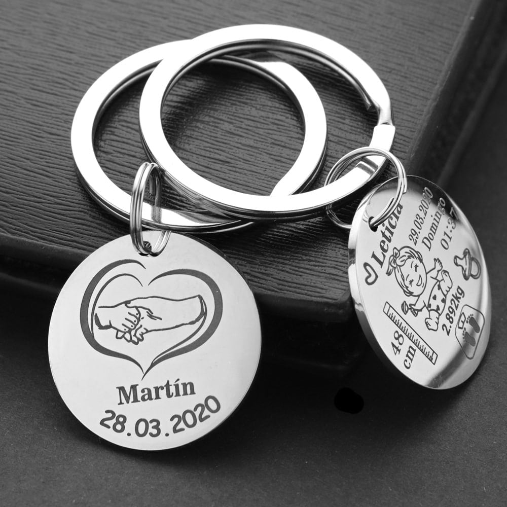 Lovely Personalized Baby Keychain