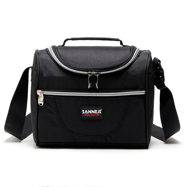 Portable Shoulder Lunch Bag with Front Pocket