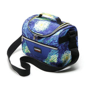portable shoulder lunch bag, view 3 - MRSLM