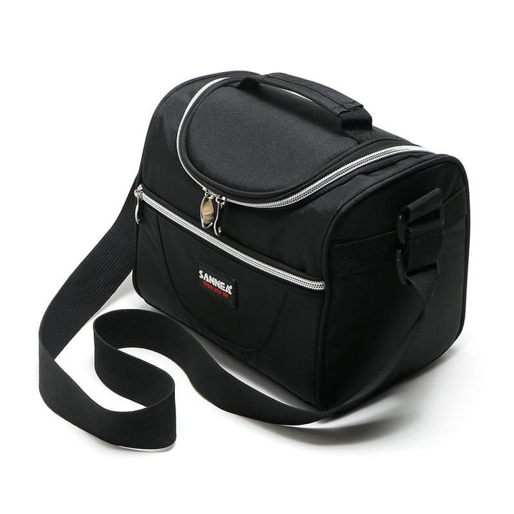 Portable Shoulder Lunch Bag with Front Pocket