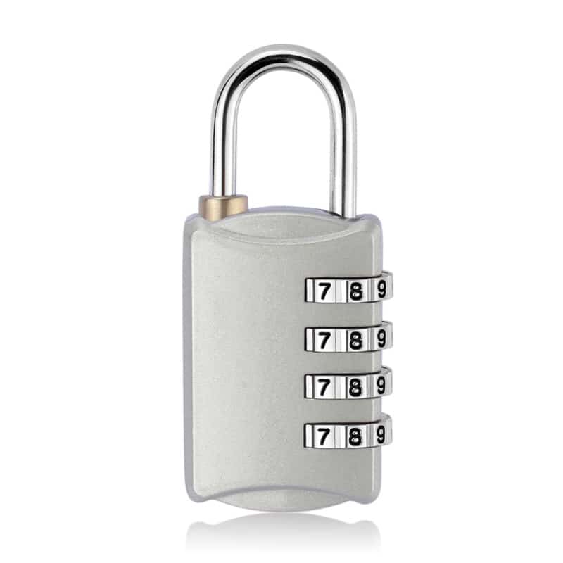 Compact 4-Digit Combination Lock