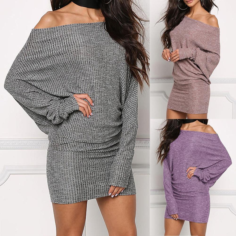 Bat sleeve hip dress - MRSLM