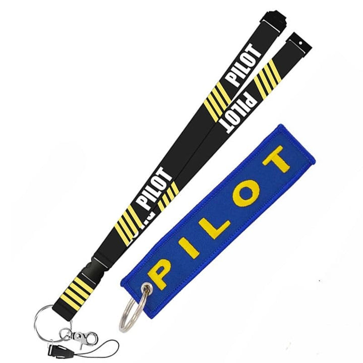 Pilot-Theme Cloth Lanyard