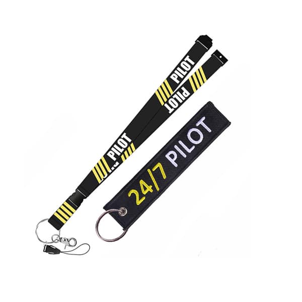 Pilot-Theme Cloth Lanyard