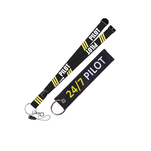 Pilot-Theme Cloth Lanyard