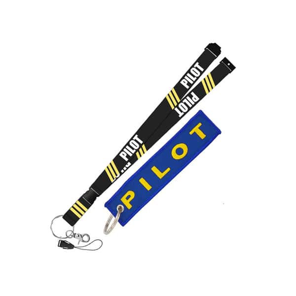 Pilot-Theme Cloth Lanyard