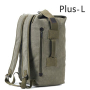 canvas travel backpack, view 12 - MRSLM